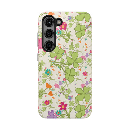 Clover Blossom (Cream) Phone Case