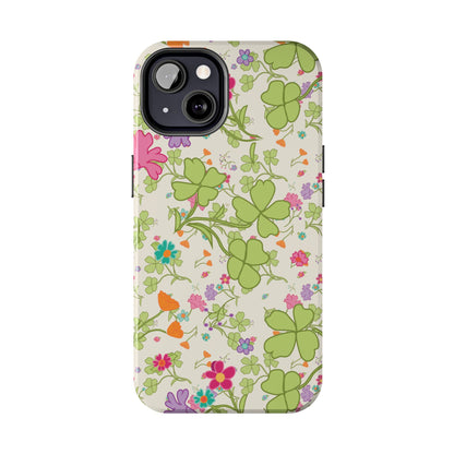 Clover Blossom (Cream) Phone Case