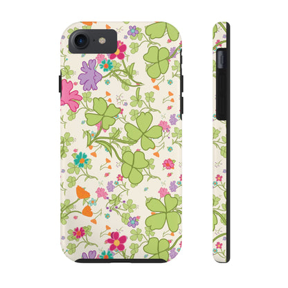 Clover Blossom (Cream) Phone Case