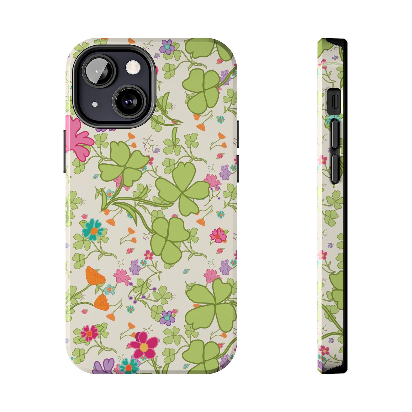 Clover Blossom (Cream) Phone Case