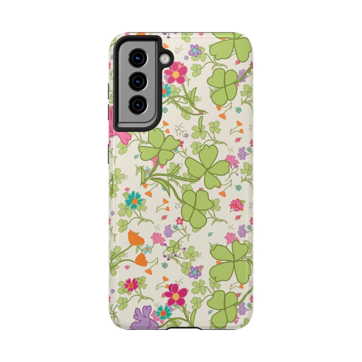 Clover Blossom (Cream) Phone Case