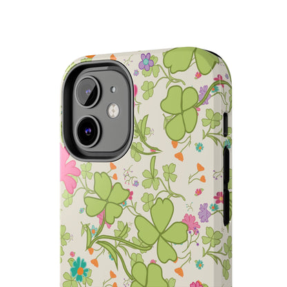 Clover Blossom (Cream) Phone Case