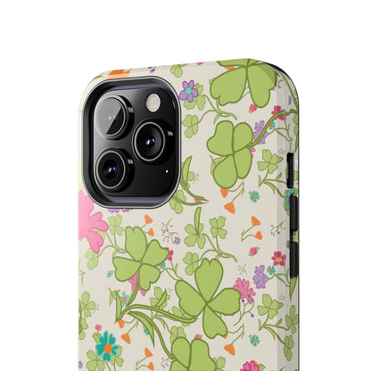 Clover Blossom (Cream) Phone Case