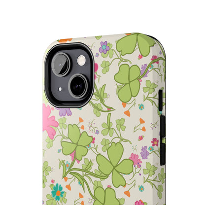 Clover Blossom (Cream) Phone Case