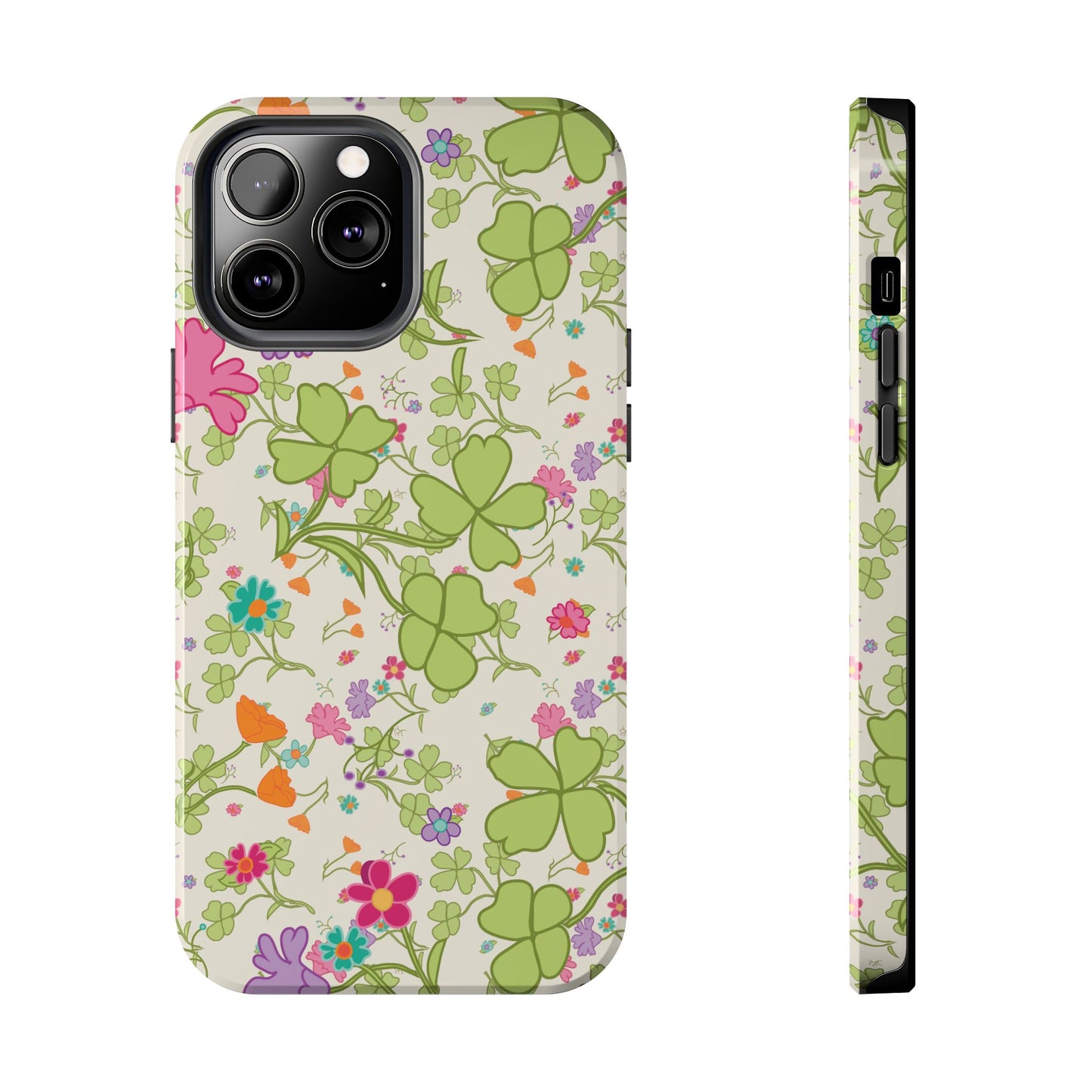 Clover Blossom (Cream) Phone Case