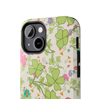 Clover Blossom (Cream) Phone Case