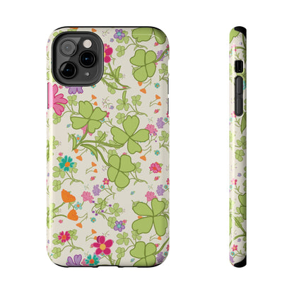 Clover Blossom (Cream) Phone Case