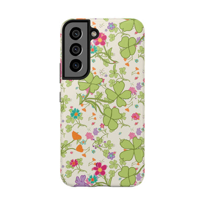 Clover Blossom (Cream) Phone Case