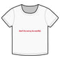 Inspirational Organic Rib Baby Tee - "Don't Be Sorry, Be Careful"