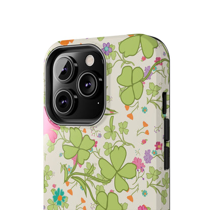 Clover Blossom (Cream) Phone Case