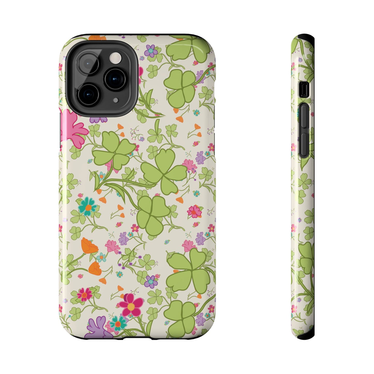 Clover Blossom (Cream) Phone Case