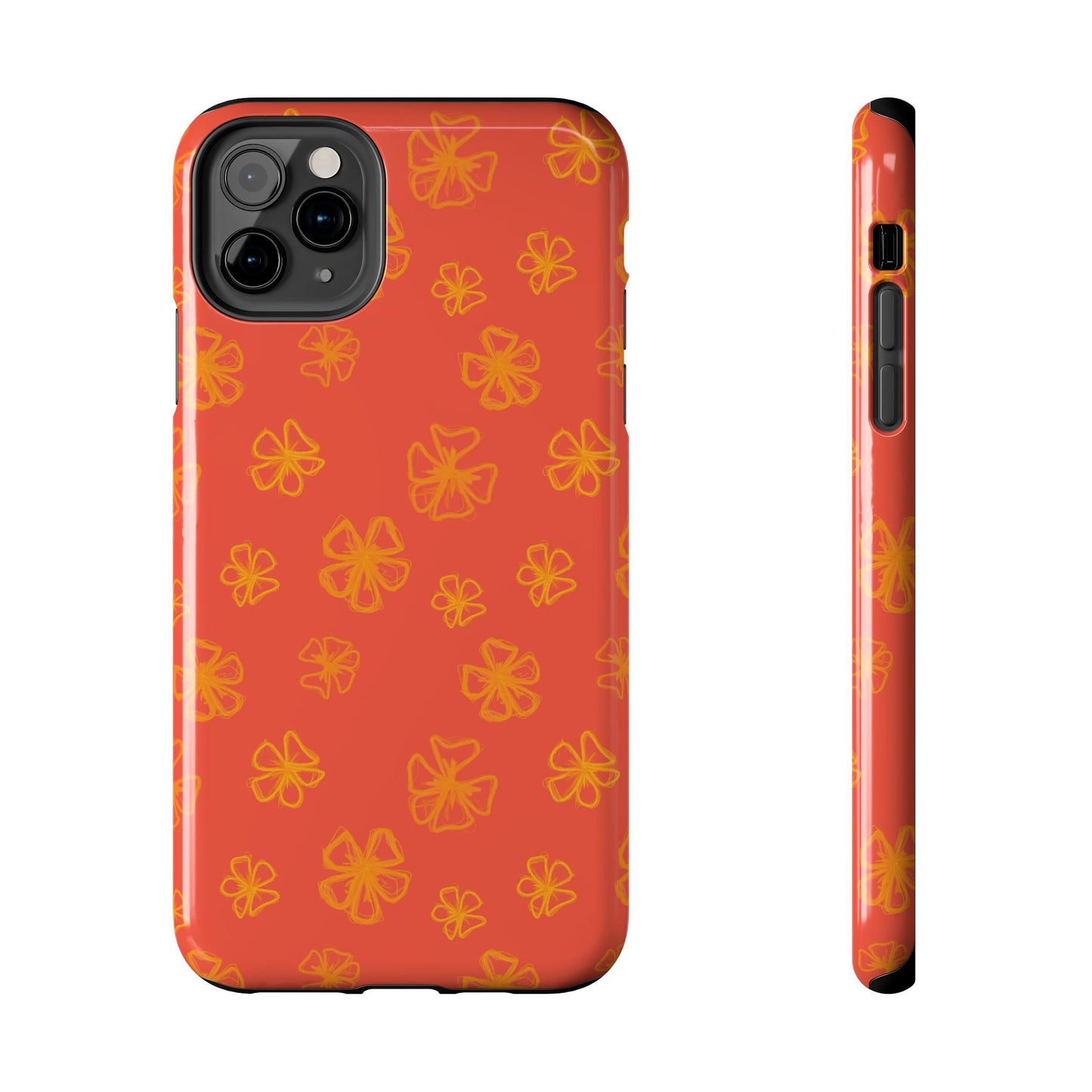 Forget Me Not (Orange) Phone Case