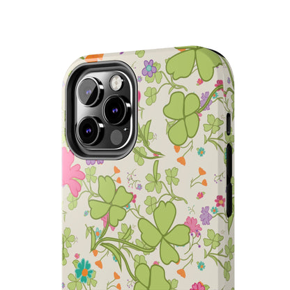 Clover Blossom (Cream) Phone Case