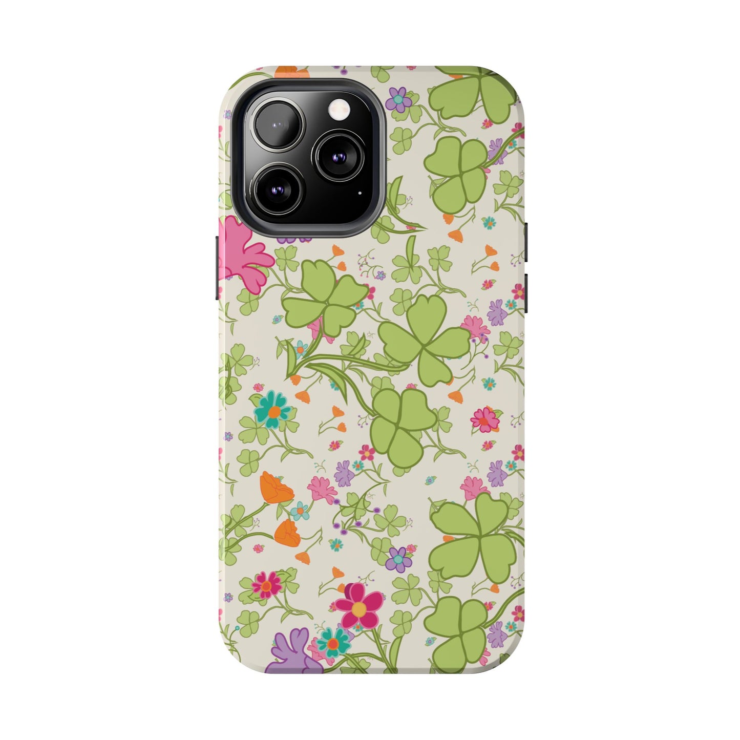 Clover Blossom (Cream) Phone Case