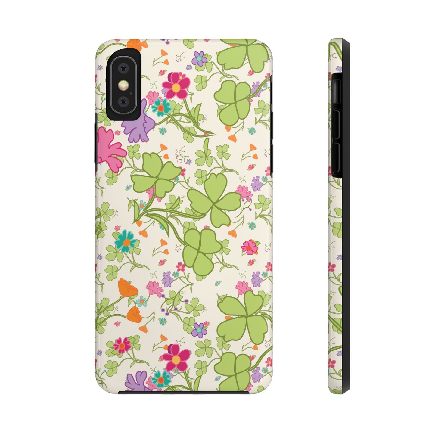 Clover Blossom (Cream) Phone Case