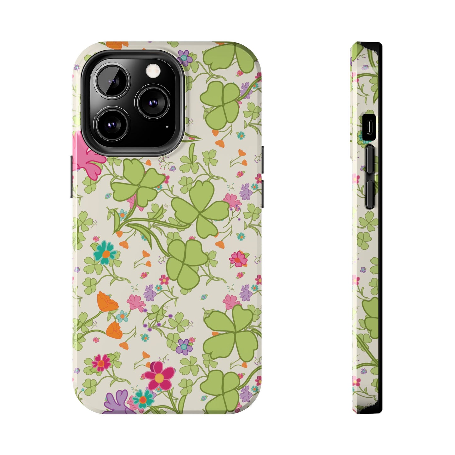 Clover Blossom (Cream) Phone Case