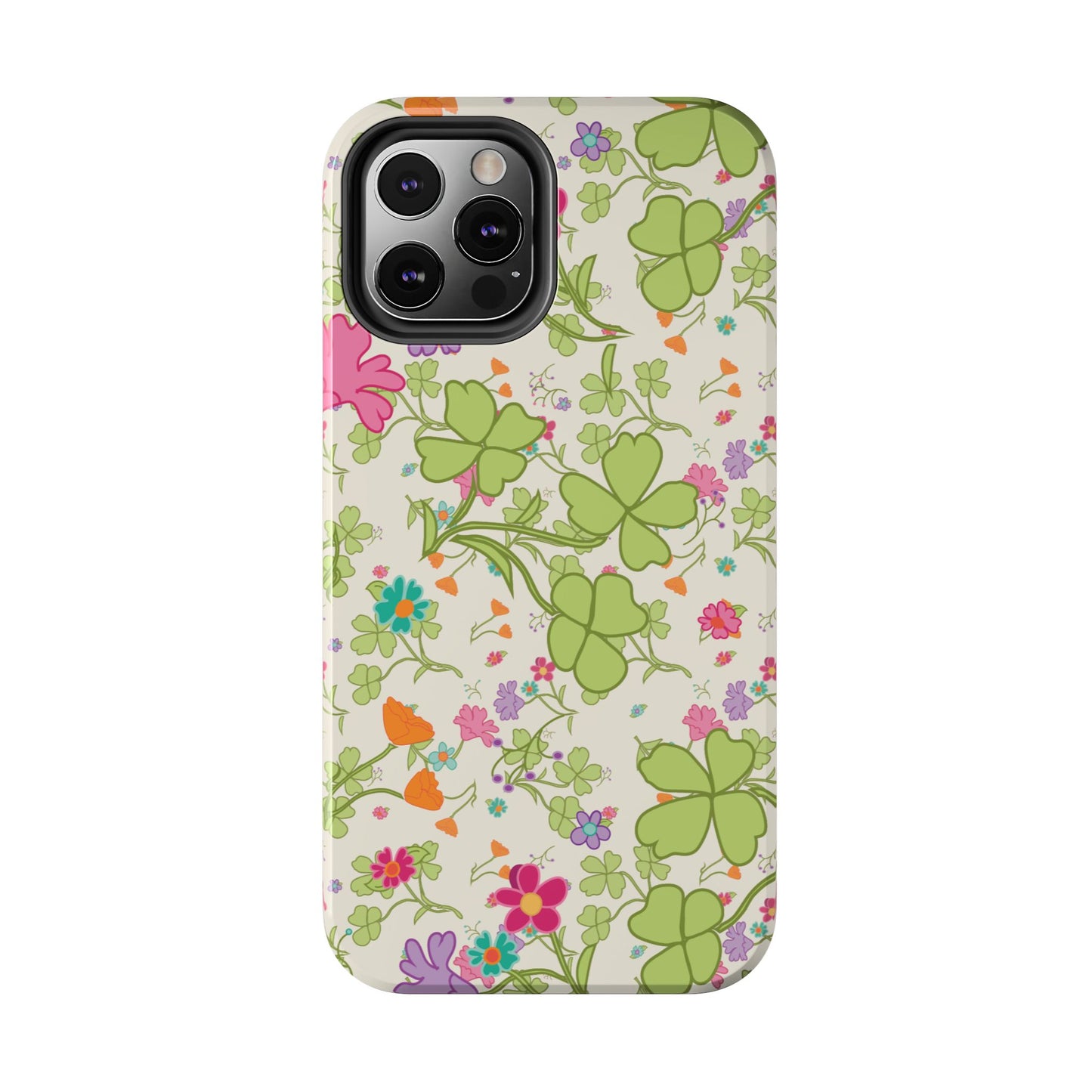 Clover Blossom (Cream) Phone Case