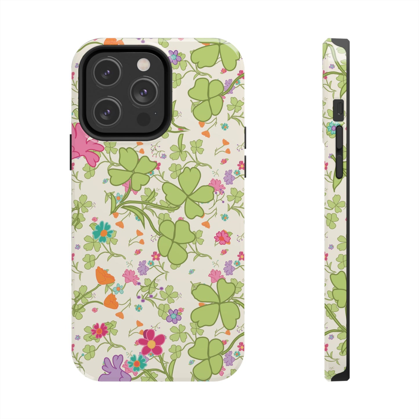 Clover Blossom (Cream) Phone Case