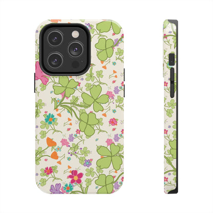 Clover Blossom (Cream) Phone Case