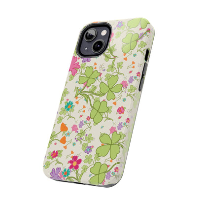 Clover Blossom (Cream) Phone Case