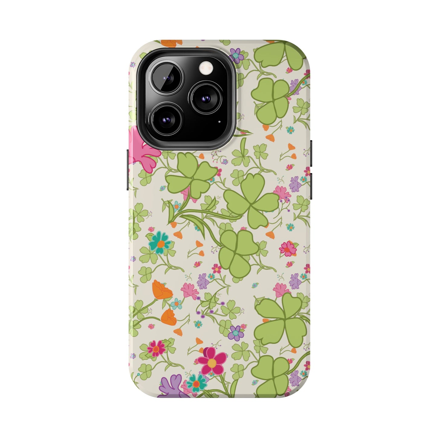 Clover Blossom (Cream) Phone Case