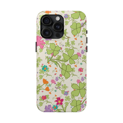 Clover Blossom (Cream) Phone Case