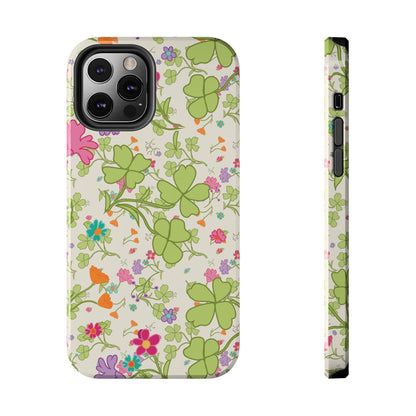 Clover Blossom (Cream) Phone Case