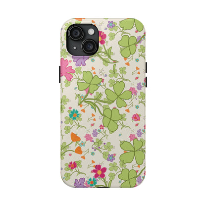 Clover Blossom (Cream) Phone Case