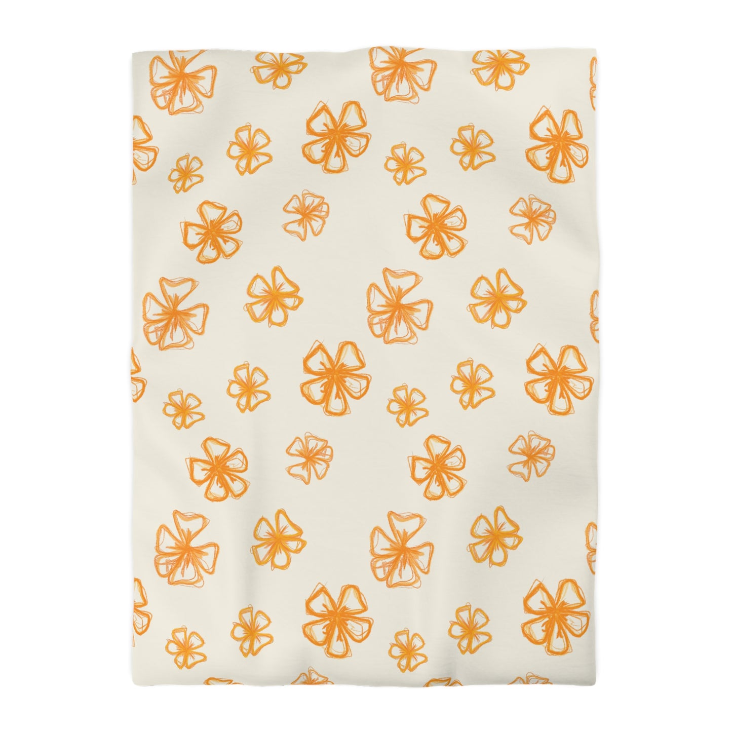 Forget Me Not (Cream) Duvet Cover