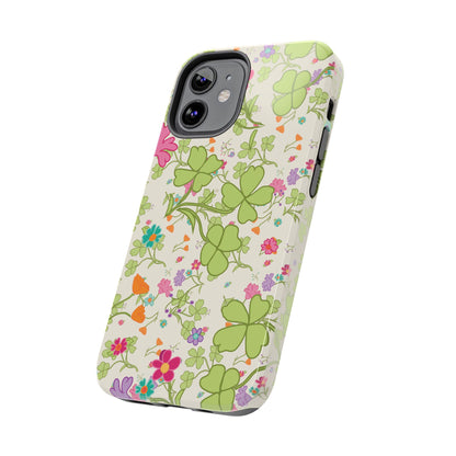 Clover Blossom (Cream) Phone Case