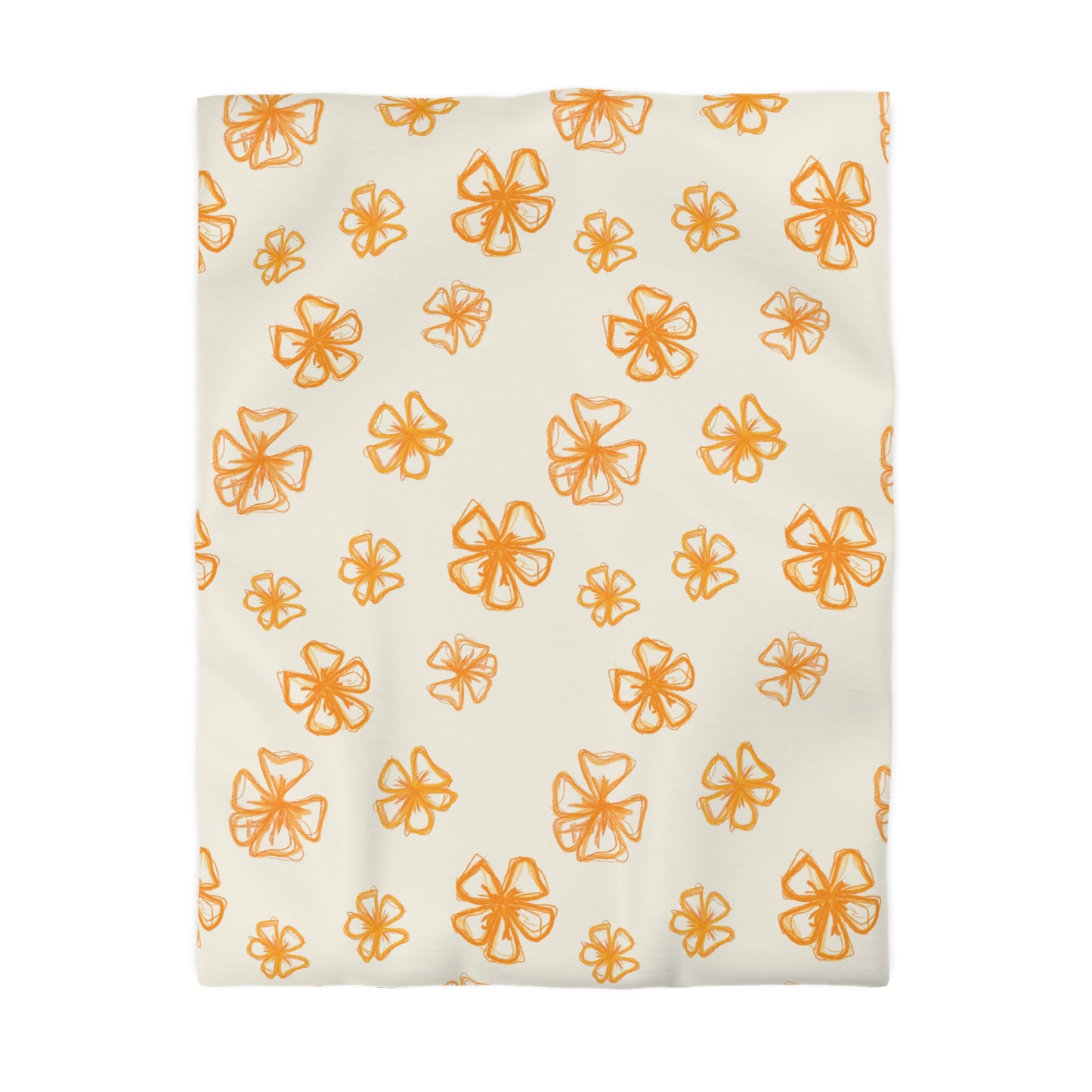 Forget Me Not (Cream) Duvet Cover