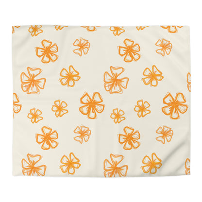 Forget Me Not (Cream) Duvet Cover