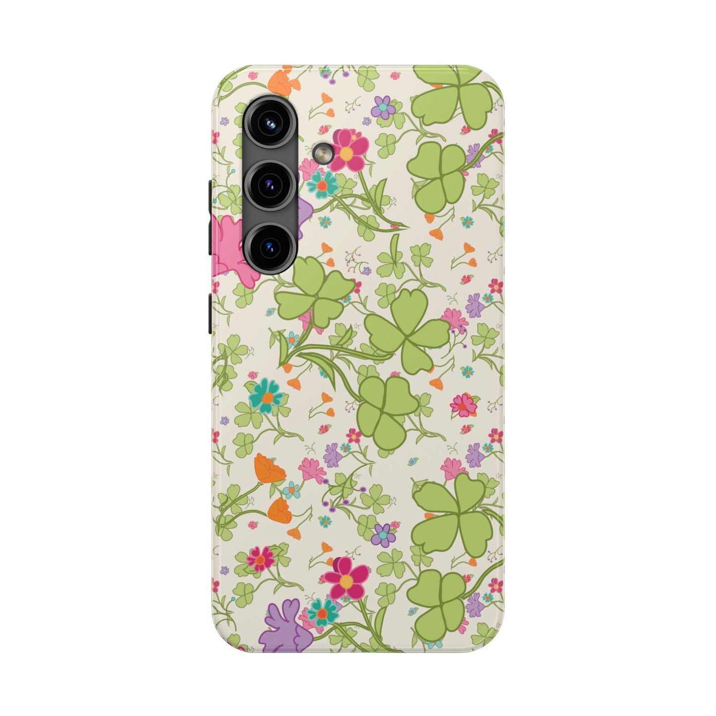 Clover Blossom (Cream) Phone Case