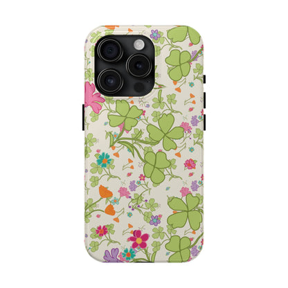 Clover Blossom (Cream) Phone Case